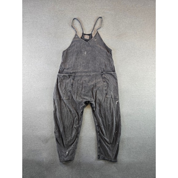 Free People Movement FP Hot Shot Body Romper Small Slate Paint Stretch Casual - Picture 1 of 13